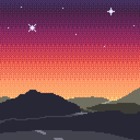 Пейзаж иллюстрация