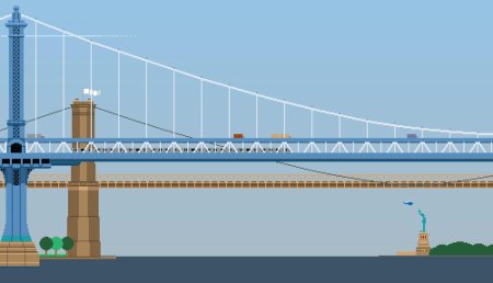 Красноярск вантовый мост вектор