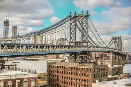 Манхэттенский мост в нью йорке