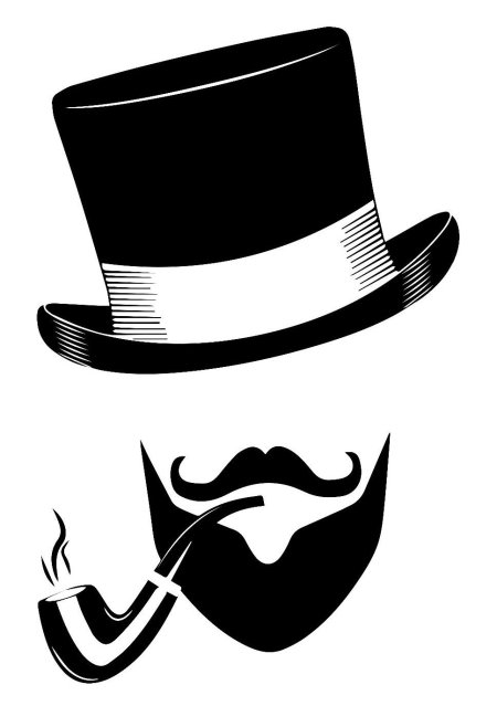 Силуэт джентльмена