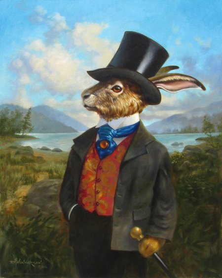 Кролик в шляпе