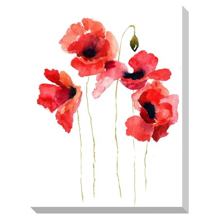Акварель маки