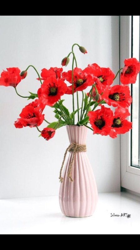 Букет с маками