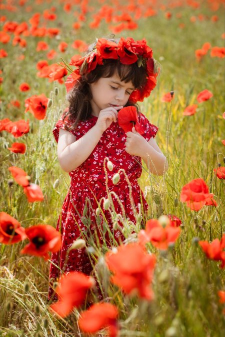 Фотосессия в маках