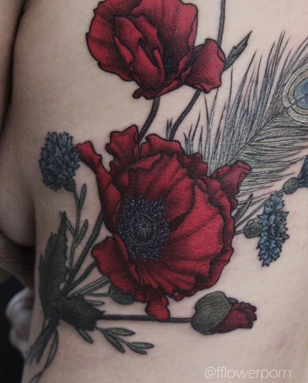 Татуировка мак