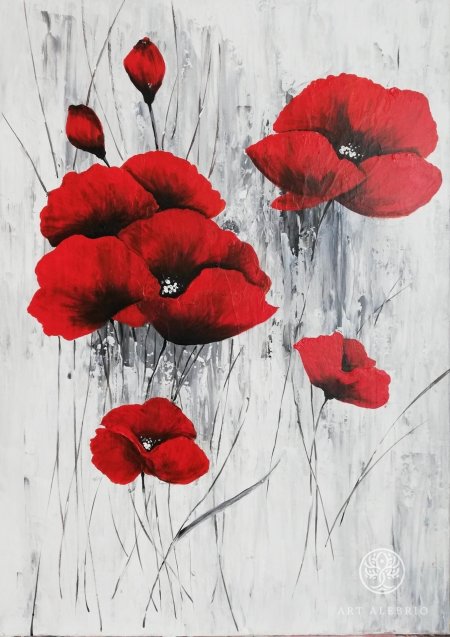 Маки картины