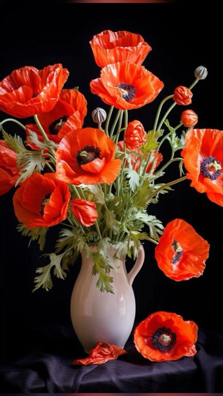 Маки картина