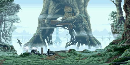 Пиксельный лес