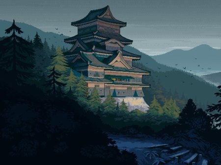 Япония pixel art