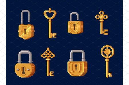 Ключ пиксельный