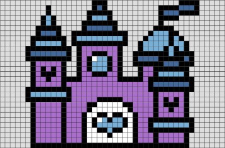 Замок по клеткам