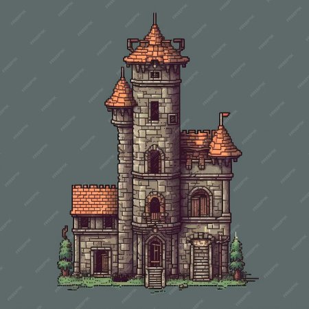 Пиксельный замок