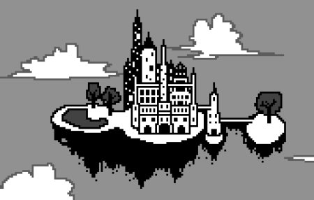 Пиксельный замок д