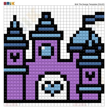 Замок по клеточкам