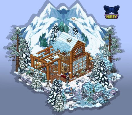 Дом пиксель арт