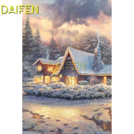 Заснеженный домик