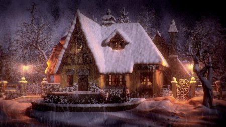 Сказочный зимний дом