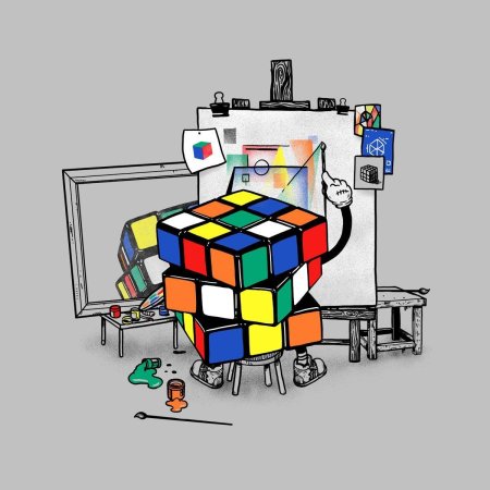 Кубик рубика рисунок