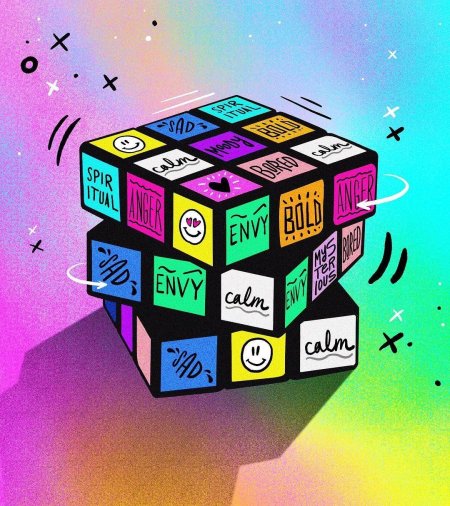 Кубик рубика арт