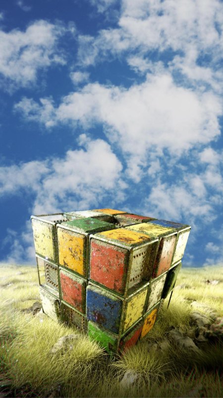 Кубик рубика обои