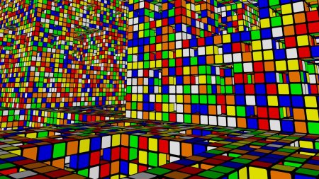 Разноцветная мозаика