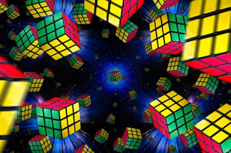 Кубик рубик фон