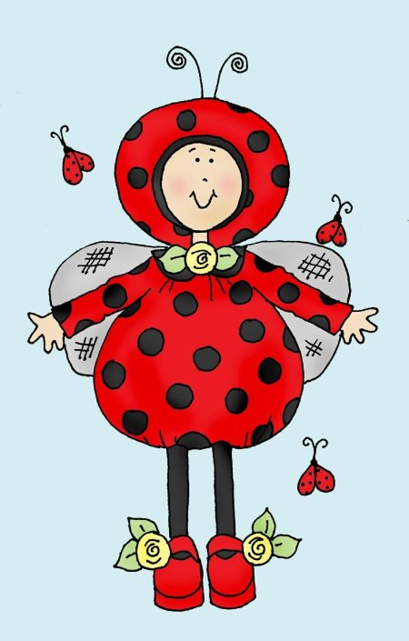 Человек божья коровка