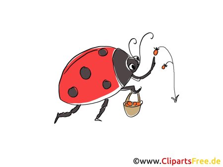 Божья коровка рисунок детский