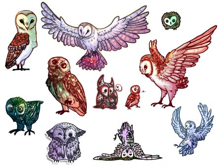 Сова гарри поттера букля