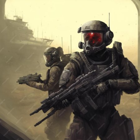 Sci fi soldier