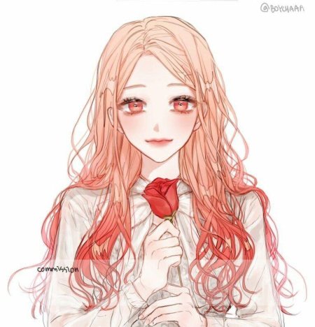 Милая аниме девушка