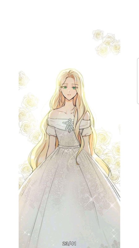 Принцесса с белыми волосами