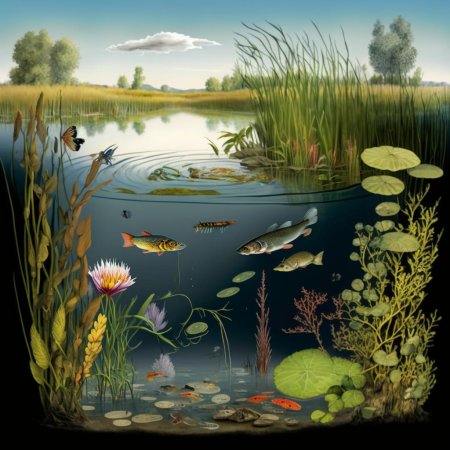 Обитатели водоема