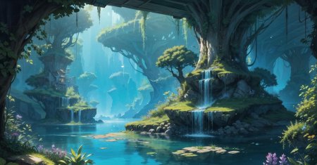 Лес фэнтези