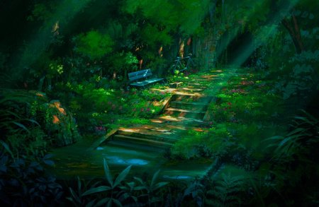 Аниме пейзаж