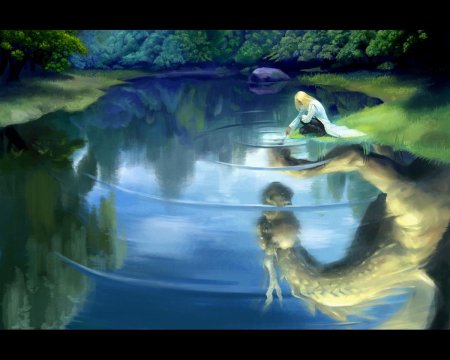 Русалка в пруду братья гримм