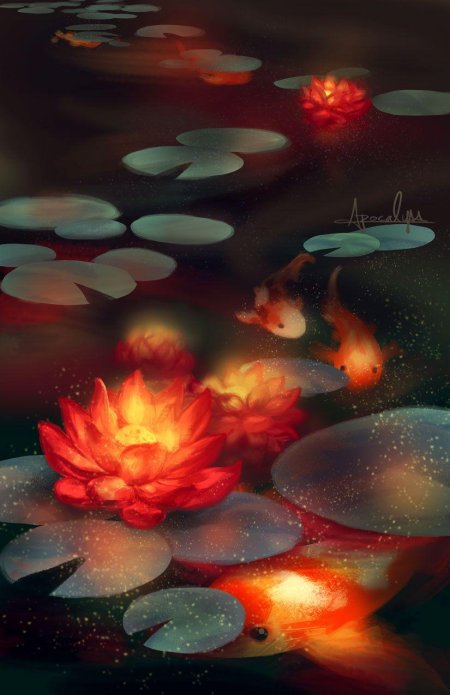 Карпы и лотосы