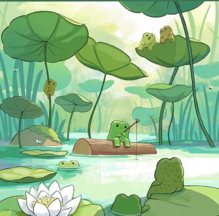 Лягушка иллюстрация