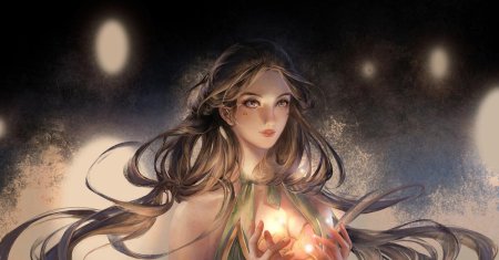 Девушка свет арт