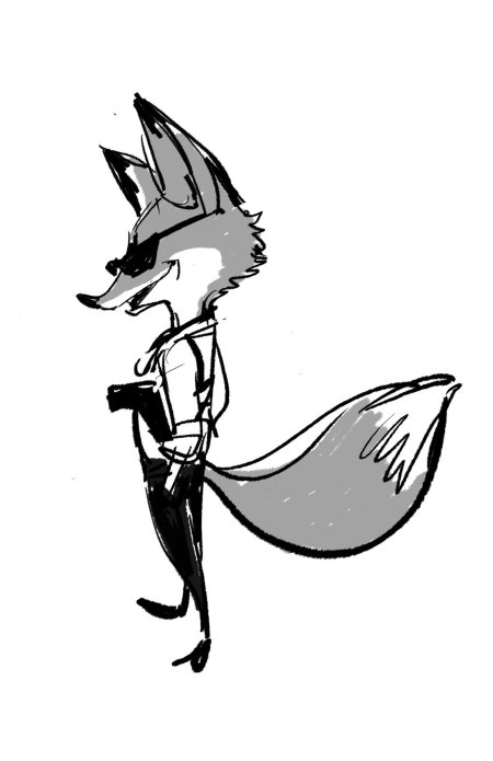 Лис зоотопия концепт