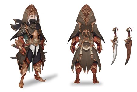 Концепт арт персонажа лига легенд