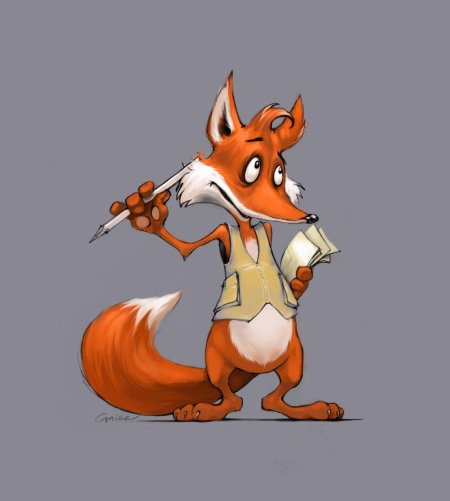 Мультяшная лиса