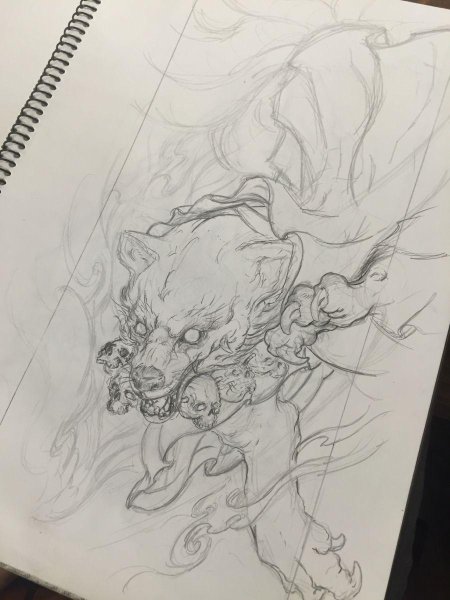 Эскиз животного