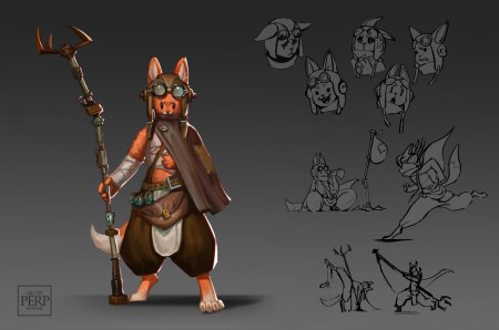 Лиса концепт арт