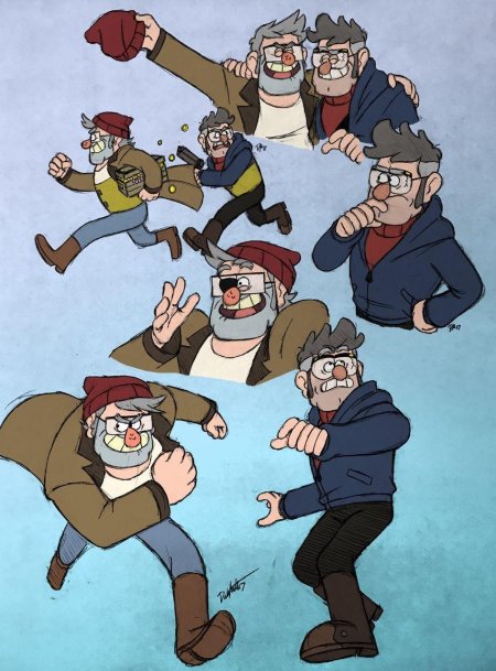 Гравити фолз стэнли и стэнфорд