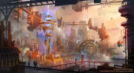 Стимпанк город