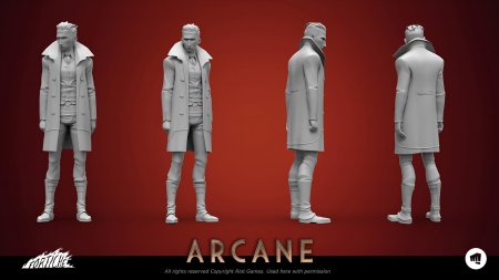 Аркейн 3д модель