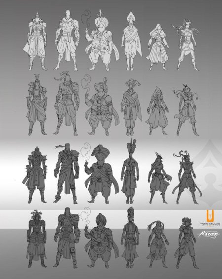 Концепт арты персонажей