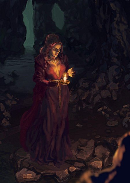 Девушка превращается в ведьму