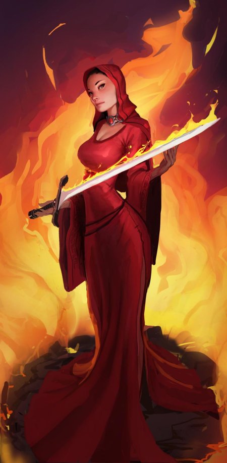 Мелисандра игра престолов арт